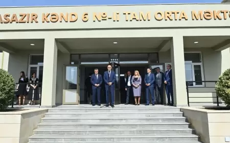 Masazır kənd 6 nömrəli tam orta məktəbin açılışı olub